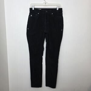 Stio Rivet Black Corduroy Organic‎ Cotton Stretch Outdoor Skinny Pants Size 4